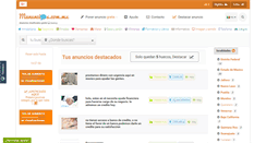 Desktop Screenshot of manuncios.com.mx